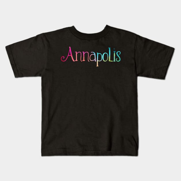 Annapolis Kids T-Shirt by lolosenese